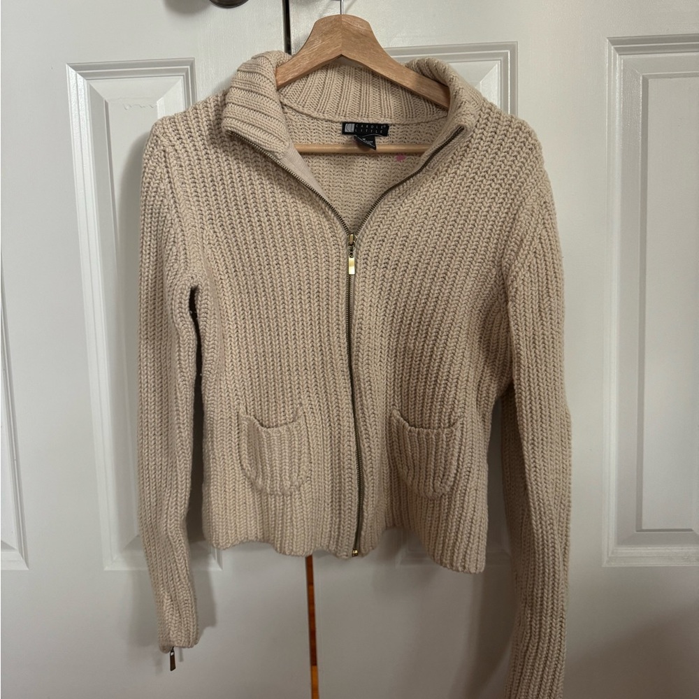 Cream Cardigan Sweater